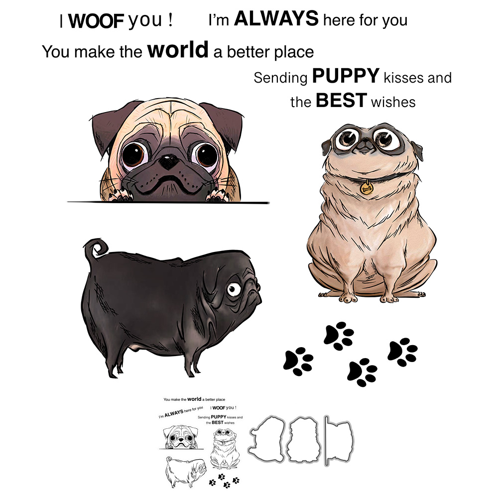 MangoCraft Cute Cartoon Pet Do - Rubber Stamp Blank ulasan dan harga