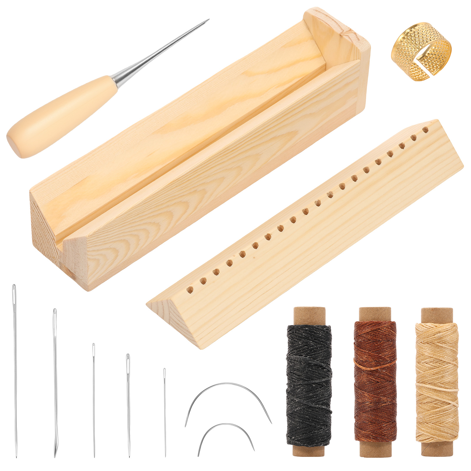 Wood Bookbinding Punching Crad - Bookbinding Supply Kit ulasan dan harga