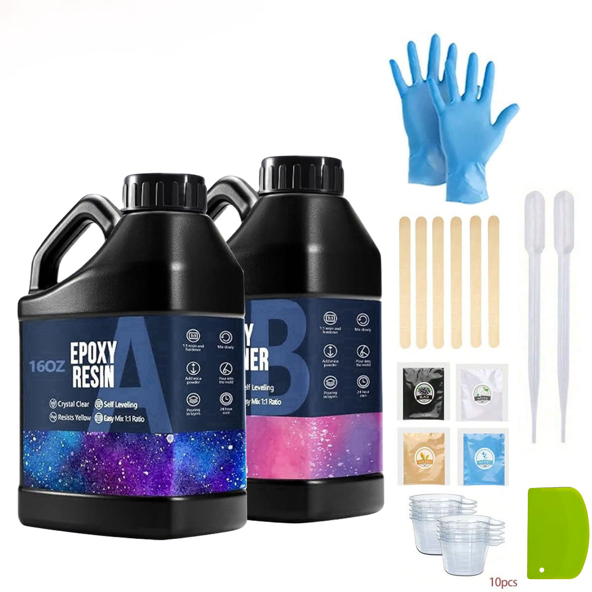 1000ml Crystal Clear Epoxy Res - The Art And Craft Of Jewelry ulasan dan harga