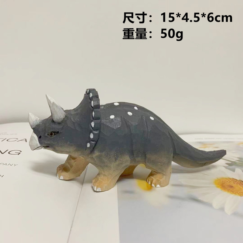Handcarved Basswood Dinosaur S - Dinosaur And Craft ulasan dan harga