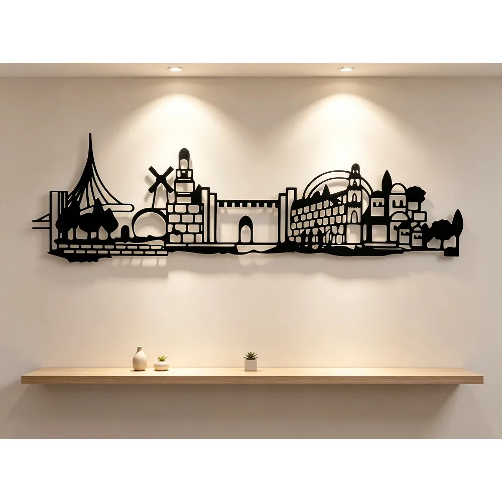 CIFBUY Iron Wall Art Jerusalem - Art & Craft Valley ulasan dan harga