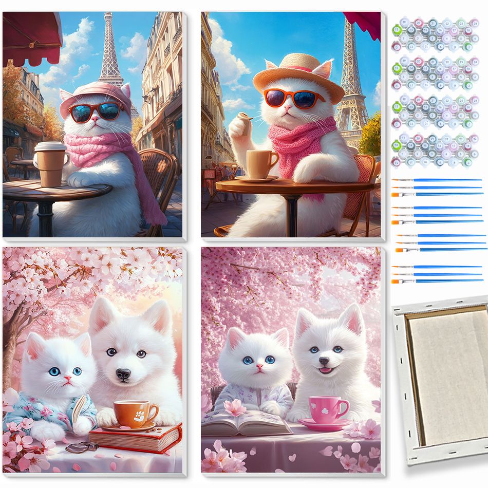 CHENISTORY cute pet Paint By N - Art Craft Ideas For Adults ulasan dan harga