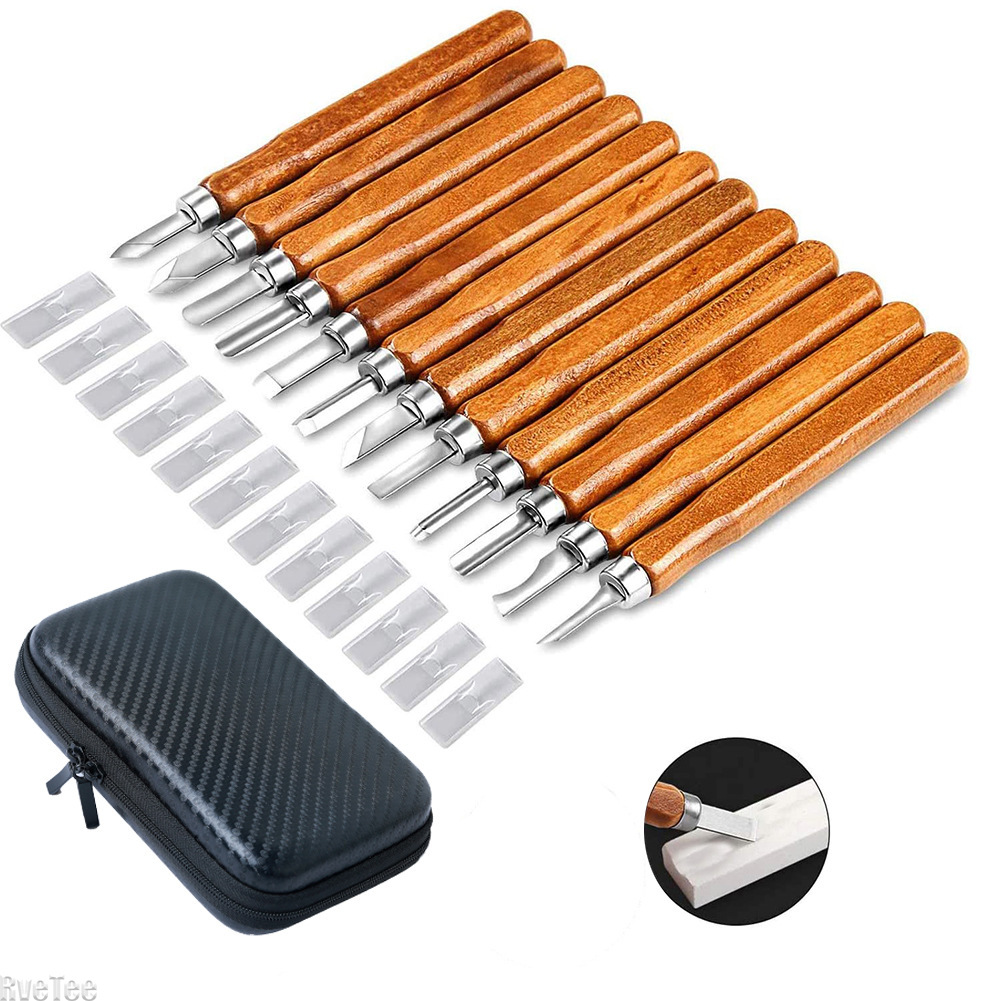 12Pcs SK2 Woodworking Carving  - Craft Art Set ulasan dan harga