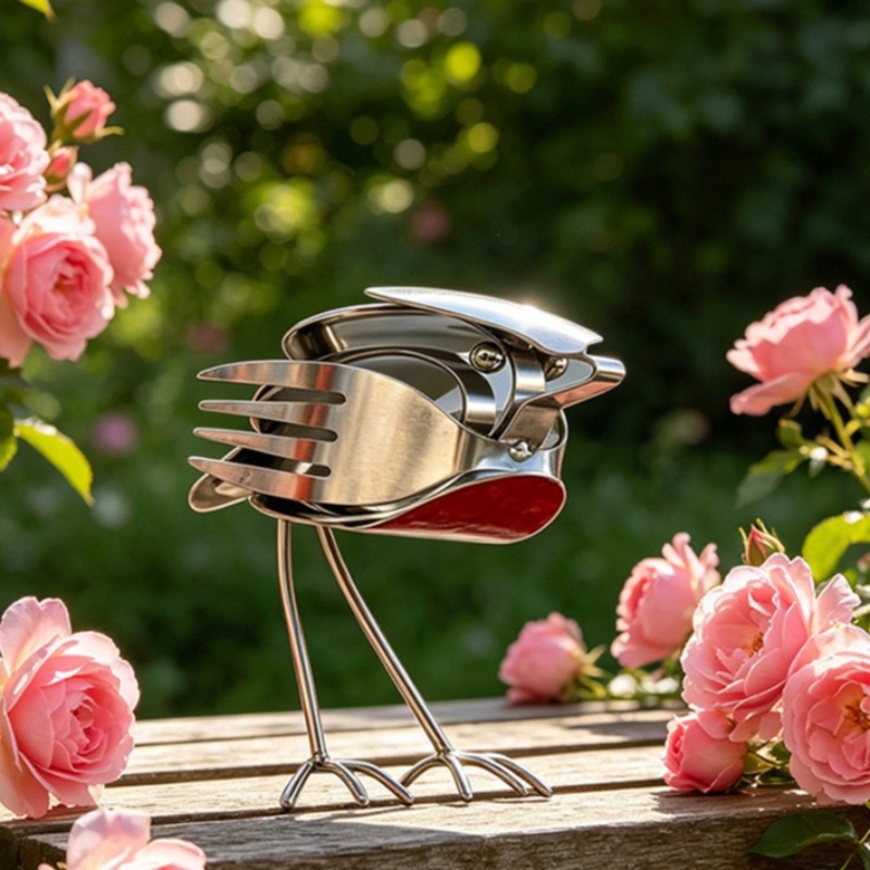 Scrap Metal Art Robin Sculptur - Art And Craft Recycle ulasan dan harga