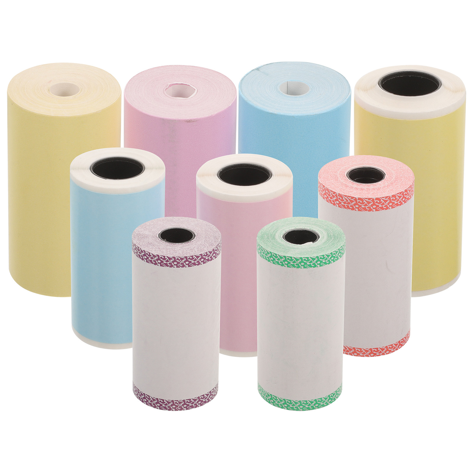9 Rolls Thermal Printer Sticke - Art Craft Paper ulasan dan harga