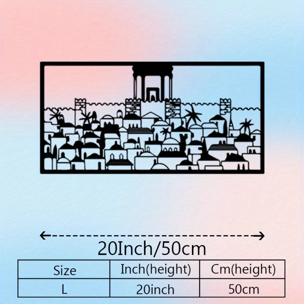 CIFBUY Metal Wall Art Jerusale - Art & Craft Of Problem Solving ulasan dan harga